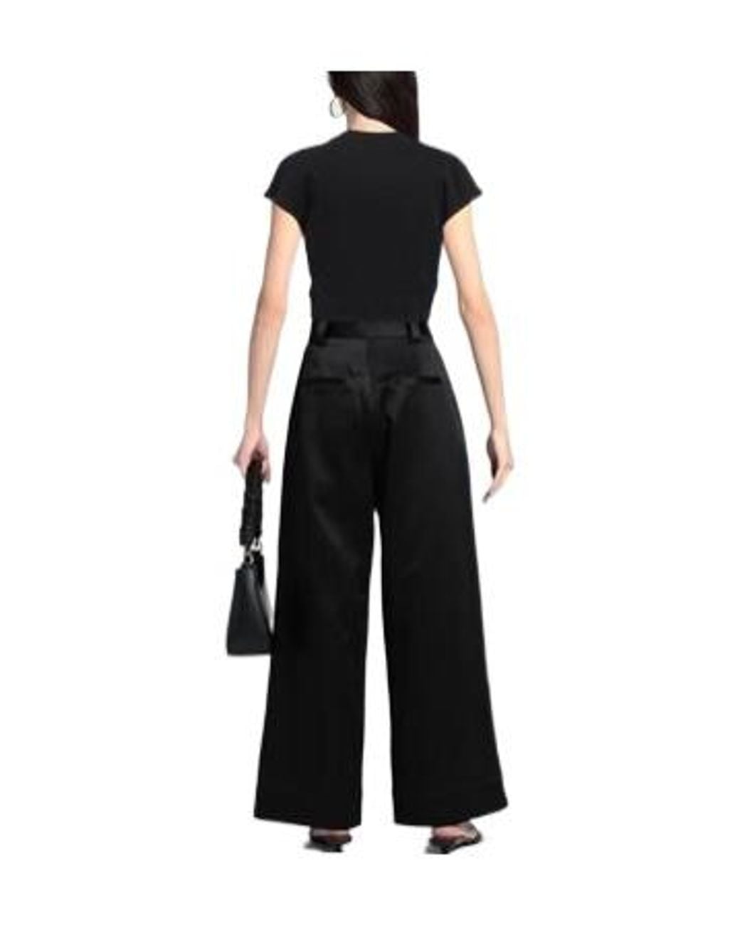 Isabel Marant Black Solid Crew Neck Short Sleeve T-Shirt