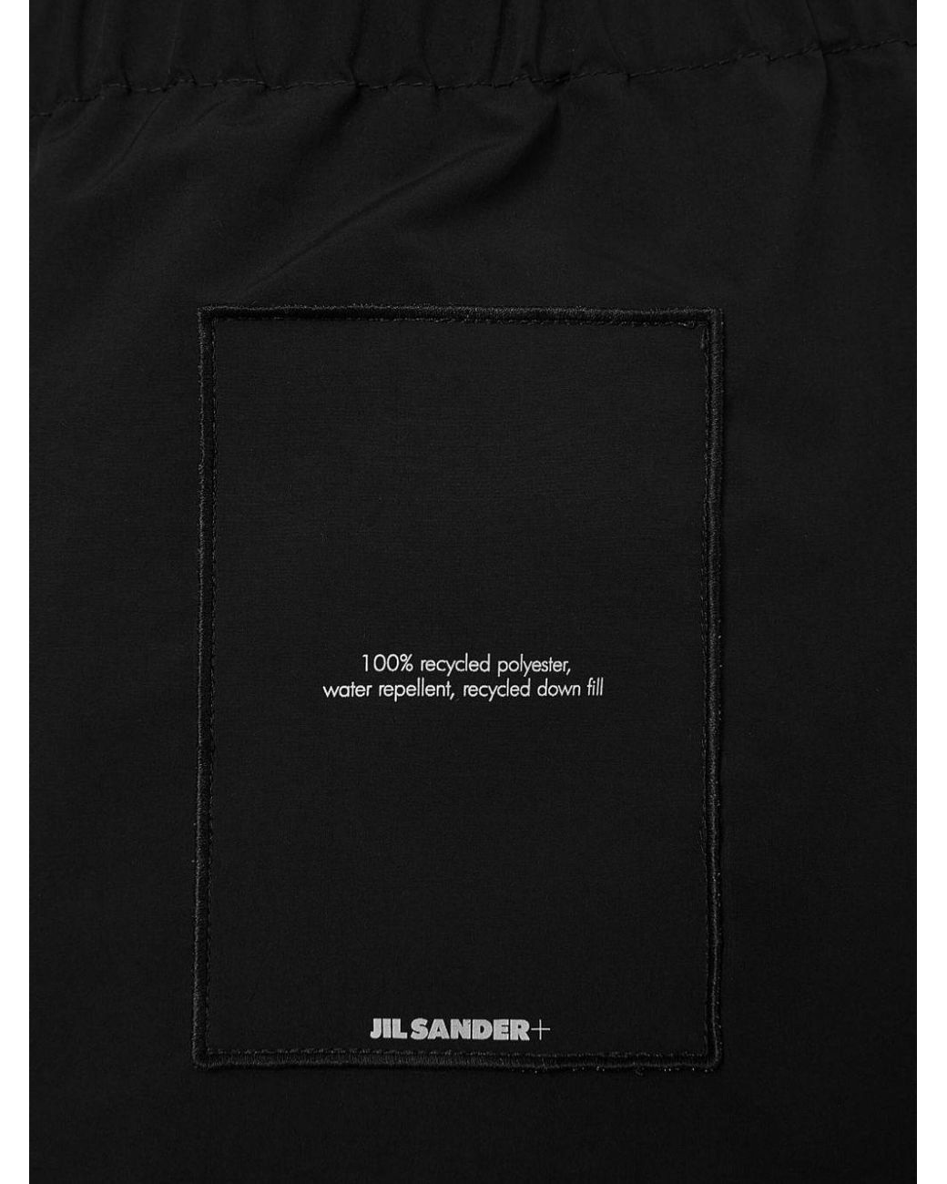 Jil Sander Black Quilted Down Jacket