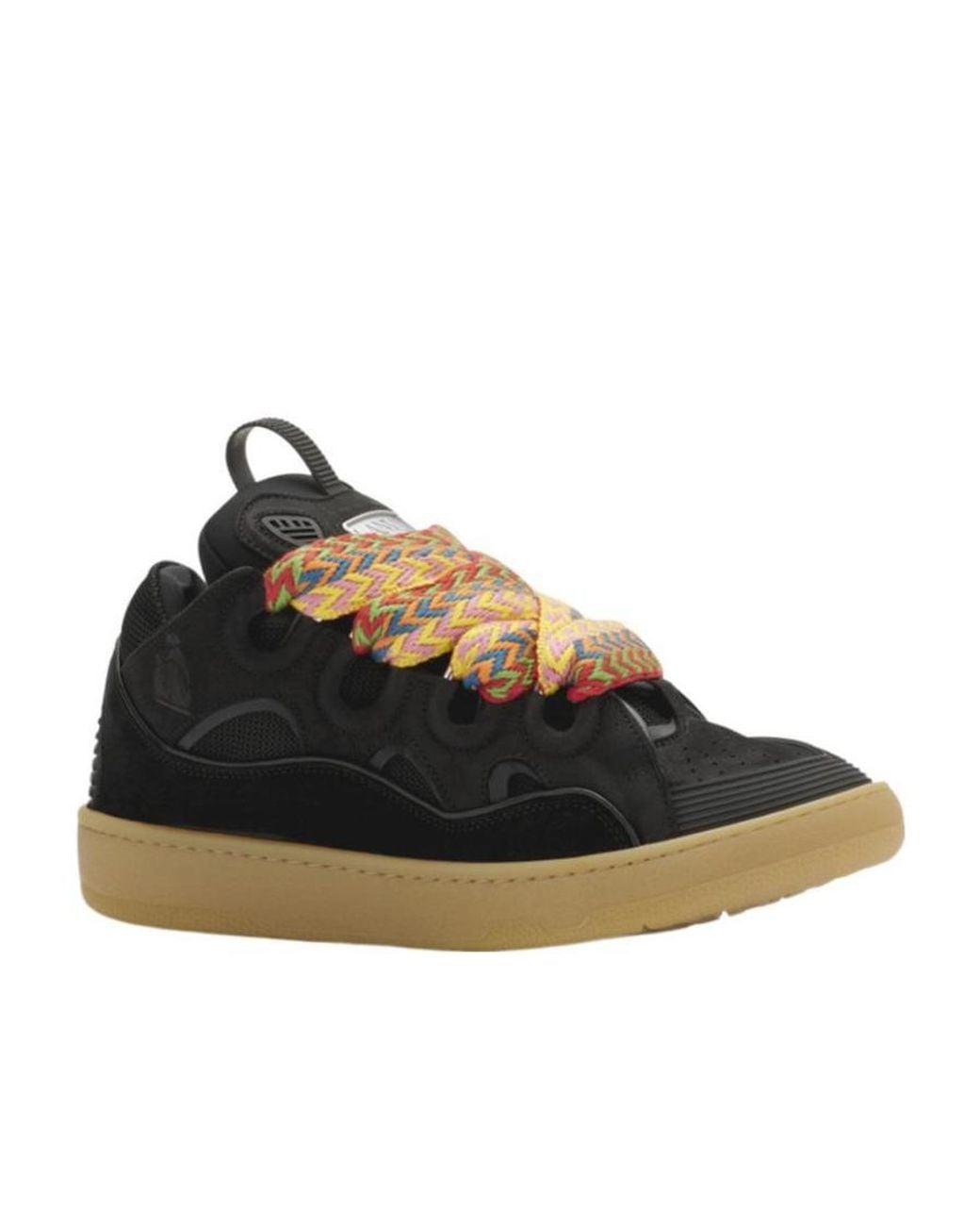 Lanvin Black Curb Low-Top Sneakers for men