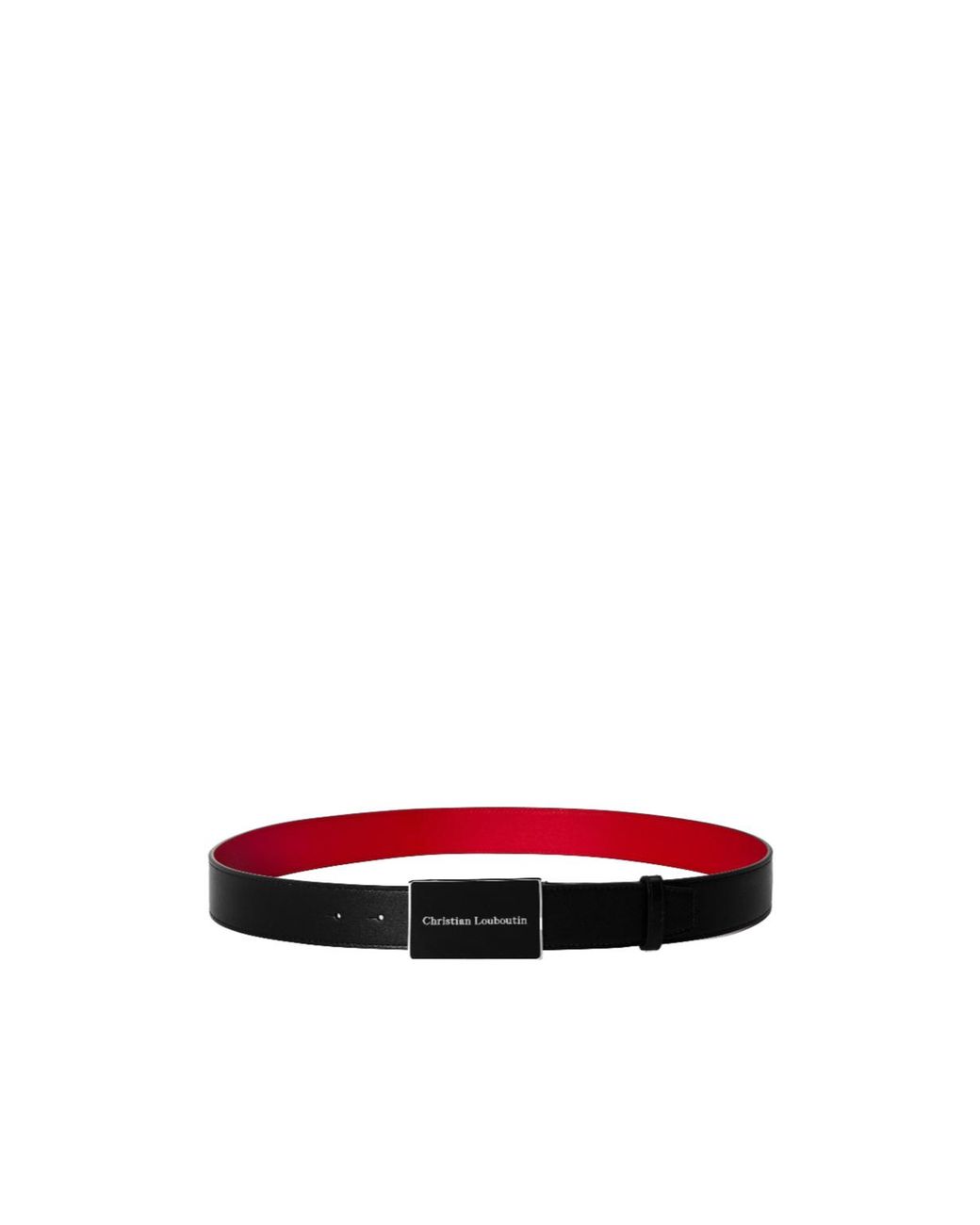 Christian Louboutin White Reversible Leather Belt for men