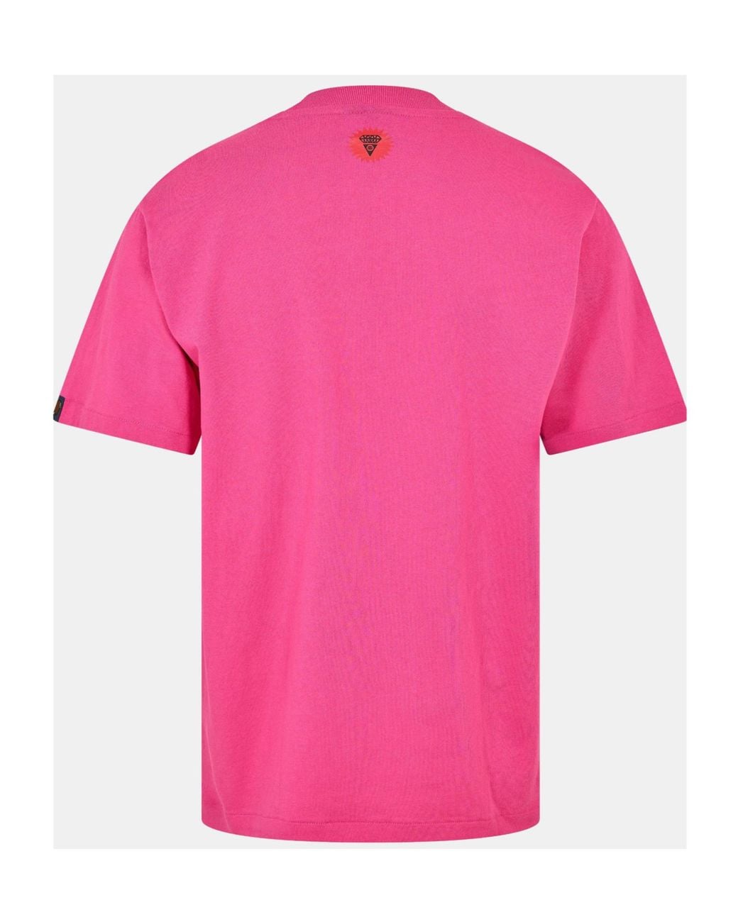 ICECREAM Pink Crew Neck Short-Sleeved T-Shirt for men