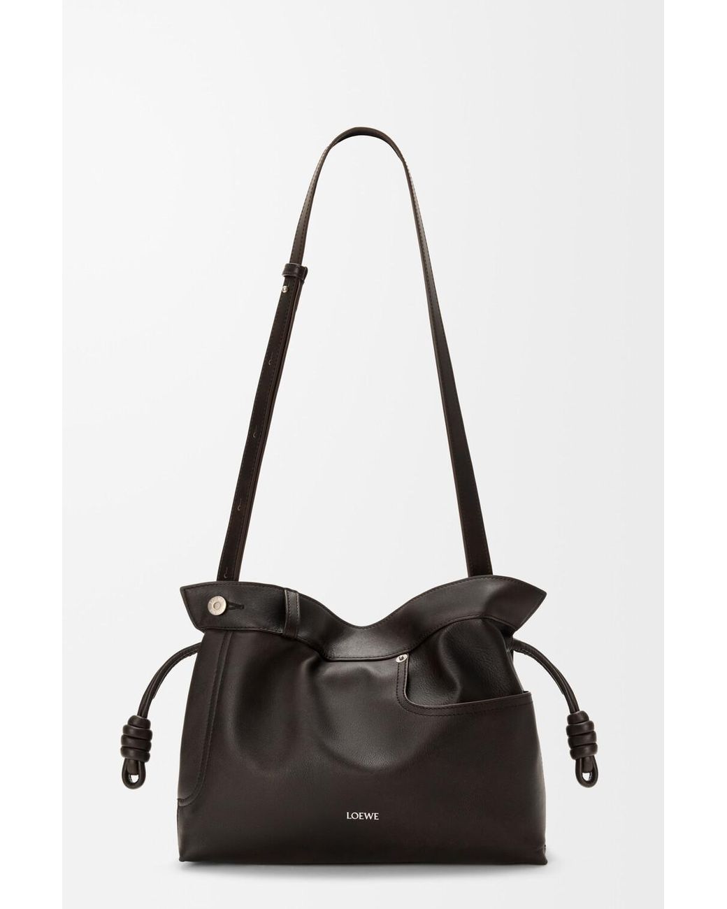 Loewe Black Panta Medium Flamenco Clutch