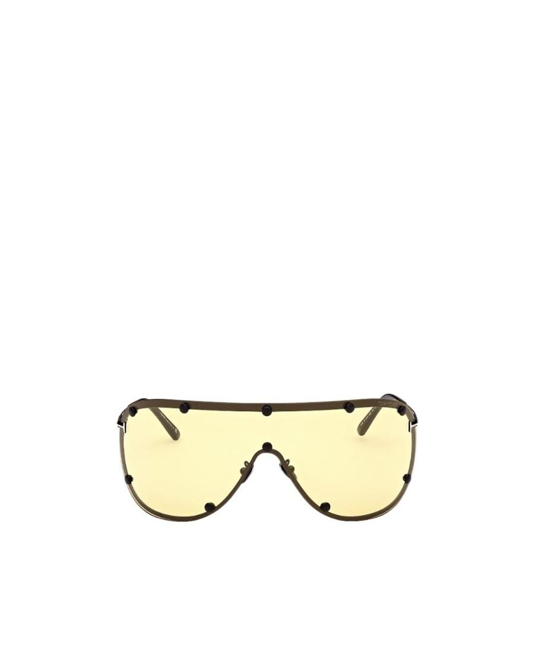Tom Ford Metallic Oversize-Frame Tinted Sunglasses for men