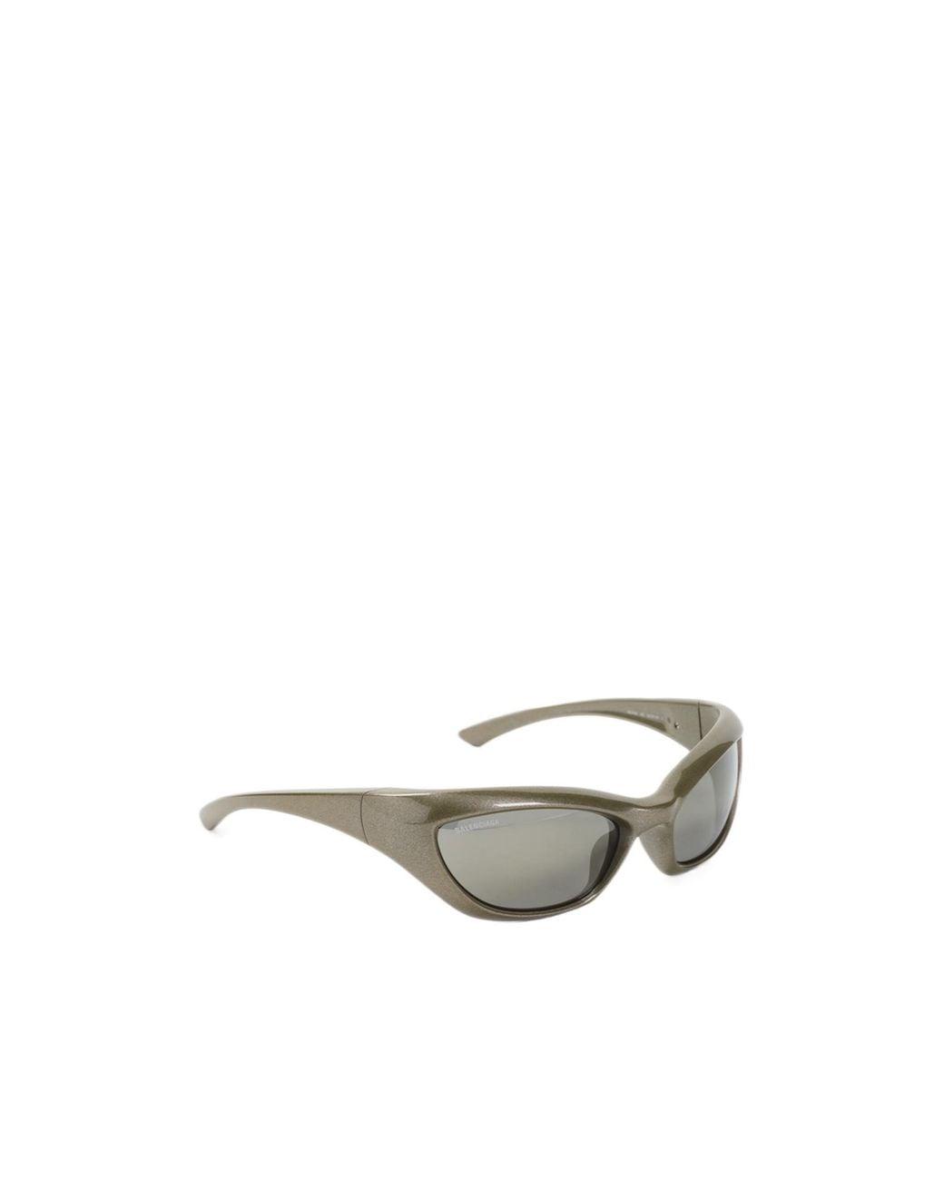 Balenciaga White Eyewear Wrap-Around Sunglasses for men