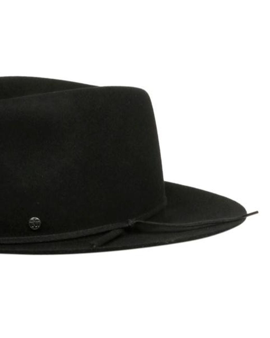 Maison Michel Black André Tribly Hat