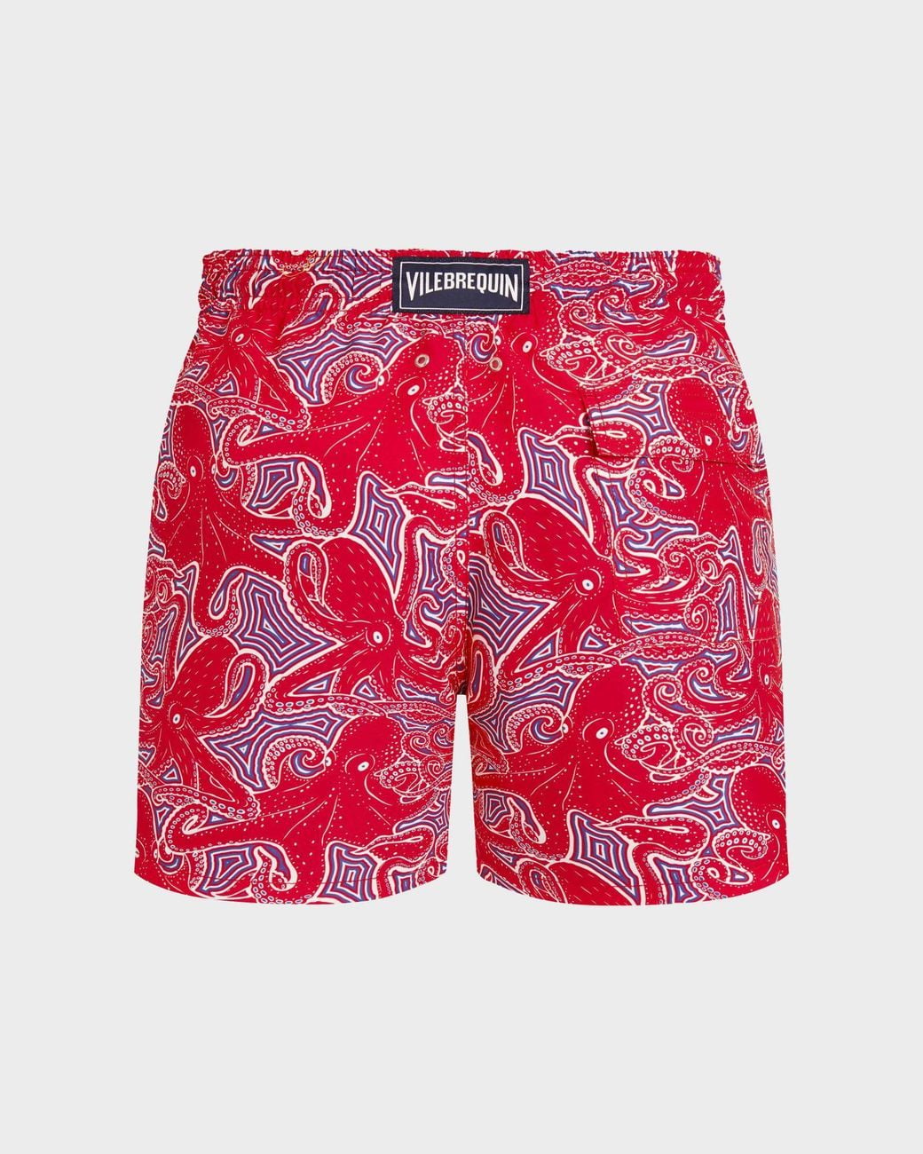 Vilebrequin Red Moorea Hypnoptocus Swim Shorts for men