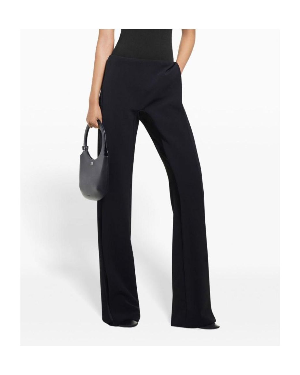 Courreges Blue Courrèges Illusion Straight Leg Trousers