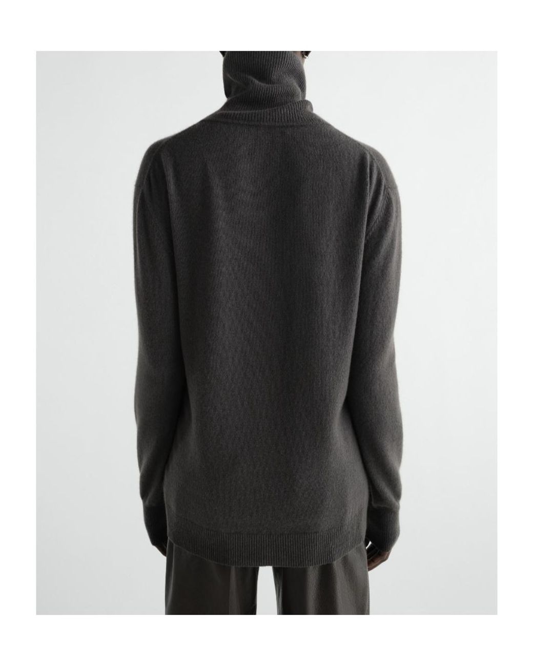 Lemaire Gray Stand-Collar Sweater