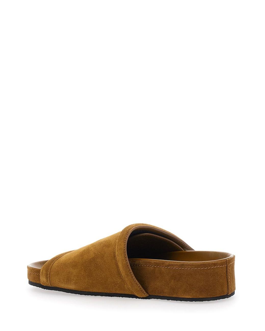 Phoebe Philo Brown Platform Slippers