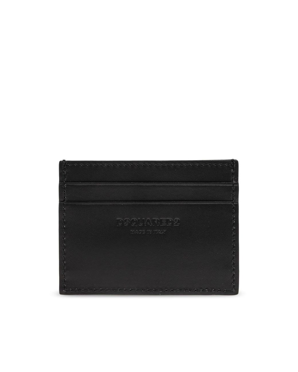 DSquared² Black Credit Card Holder And Keyring Gift Box for men