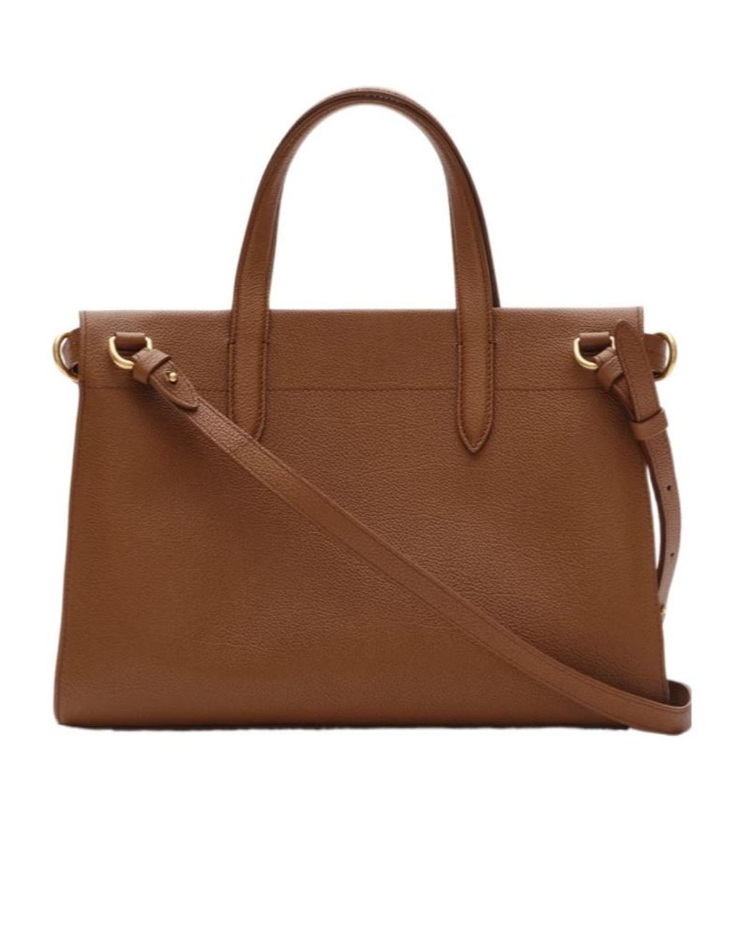 Burberry Brown Small Cotswolds Check Tote Bag