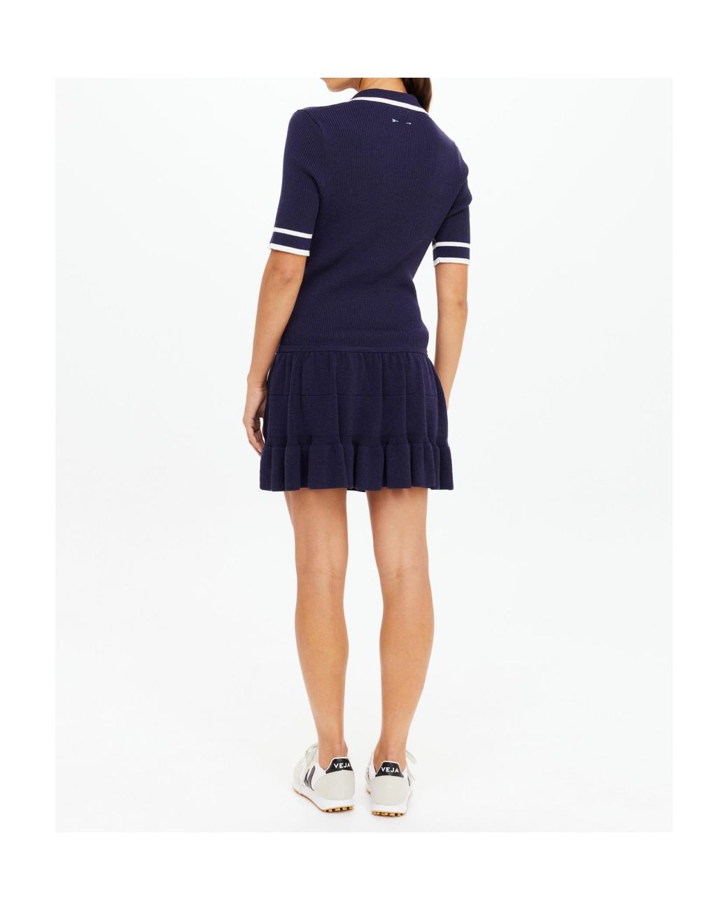 The Upside Blue Plume Mini Dress