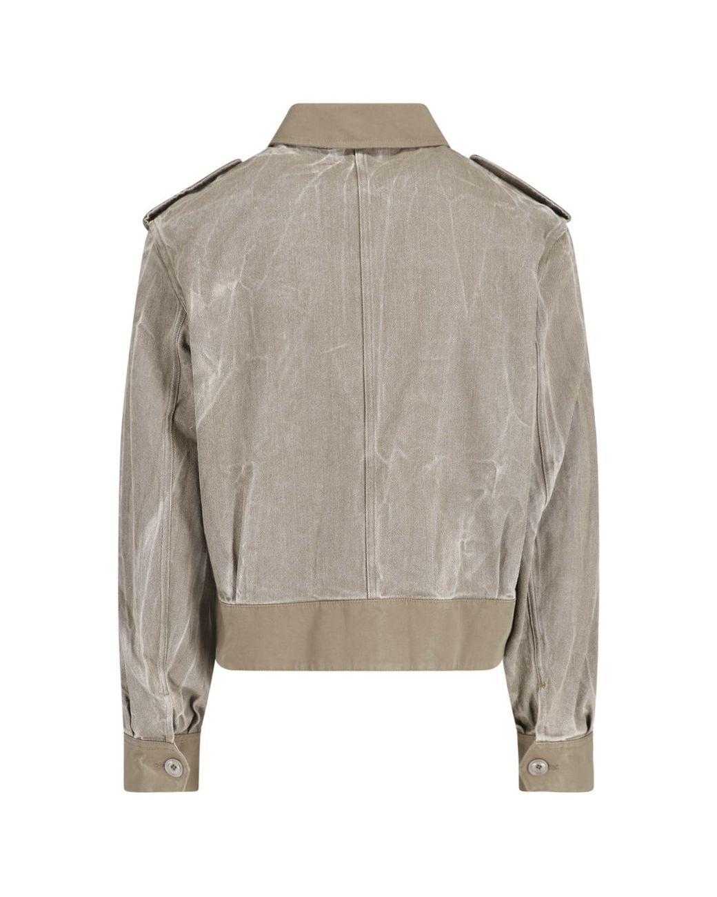 Our Legacy Green Epaulet Belted Jacket for men