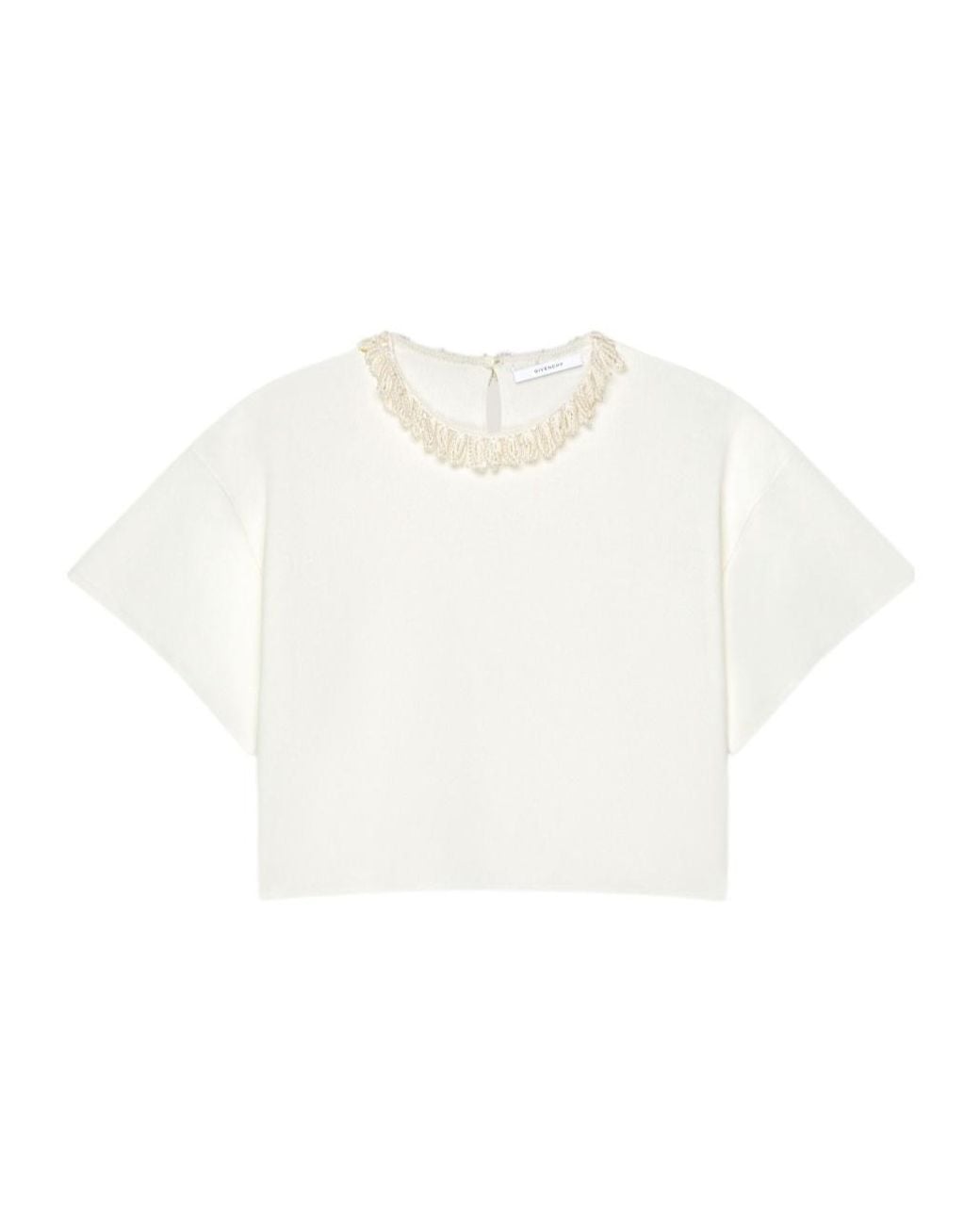 Givenchy White Crop Top