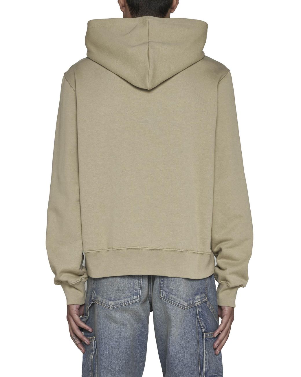 Amiri Natural M.A. Bar Logo-Print Cotton Hoodie for men