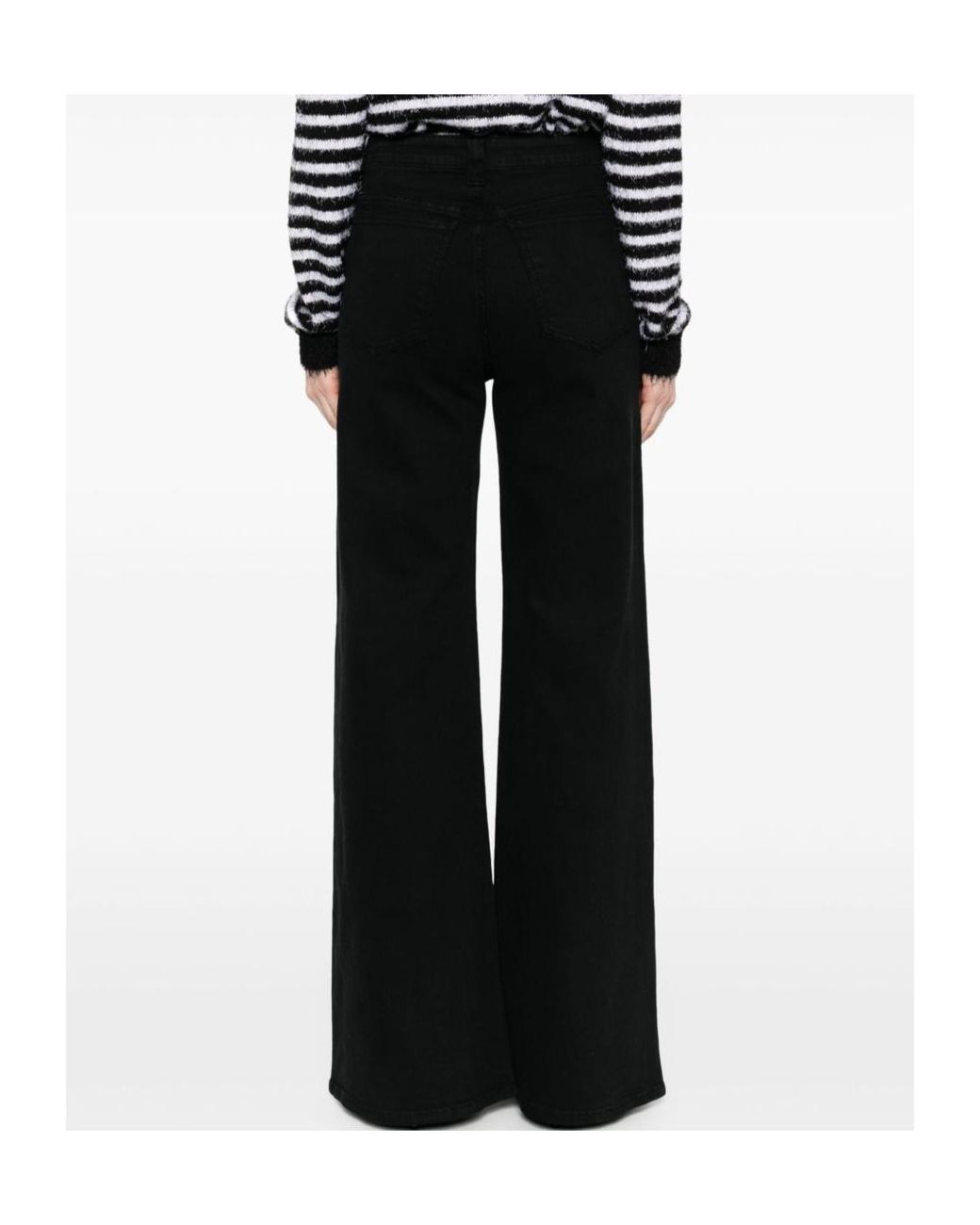Khaite Black Dane Stretch Jeans