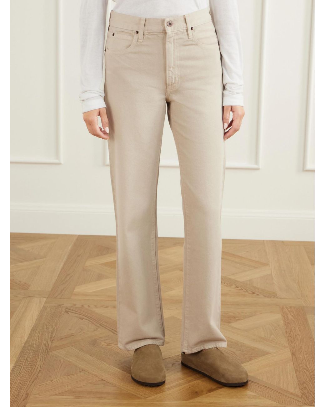 SLVRLAKE Denim Natural Straight-Leg Jeans
