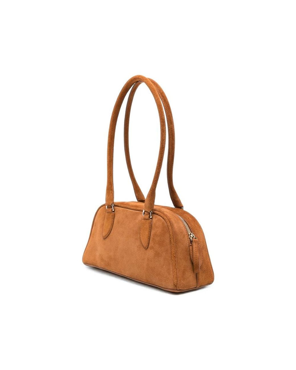 A.P.C. Brown Paloma Suede Shoulder Bag