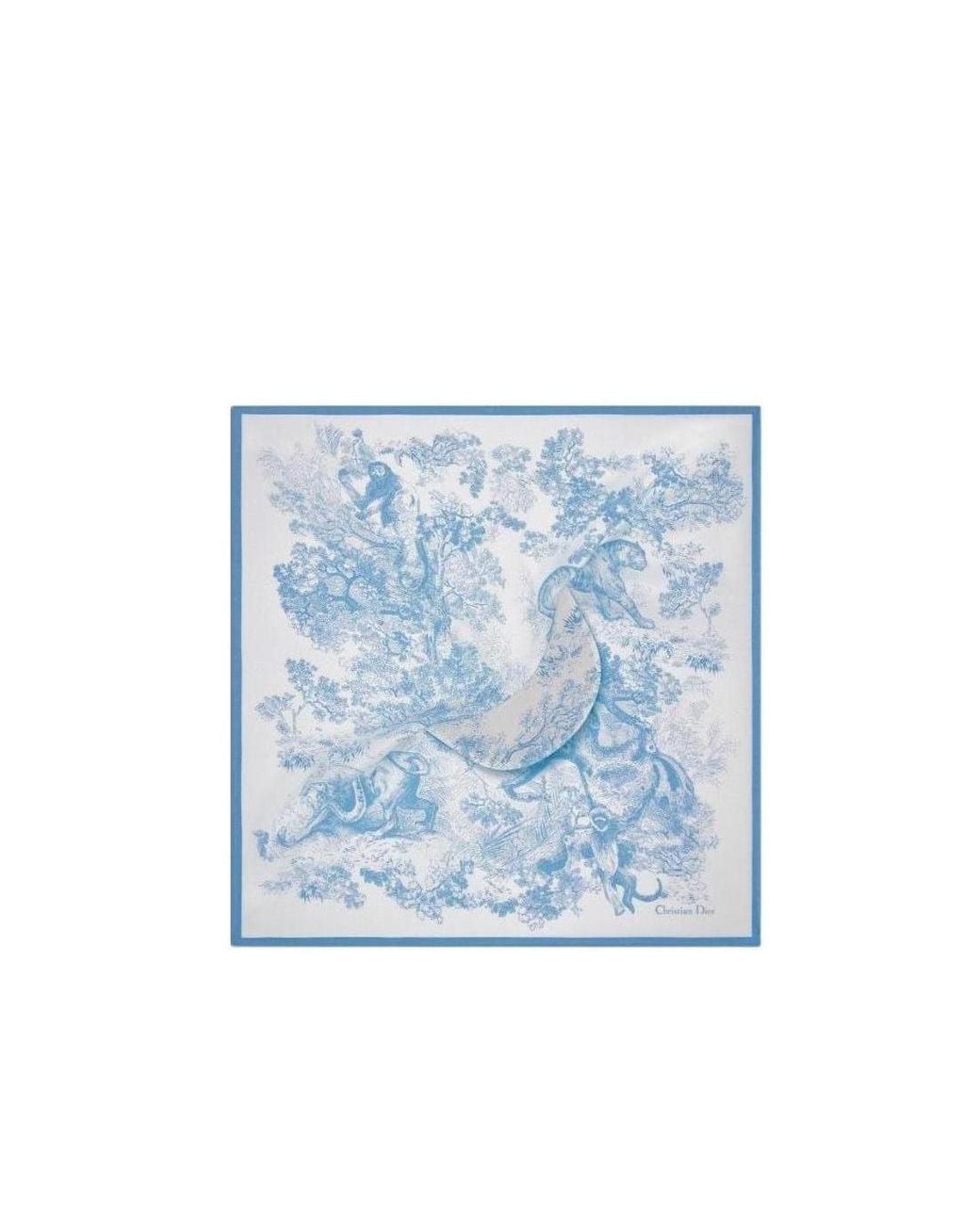 Dior Blue Toile De Jouy Sauvage Hat