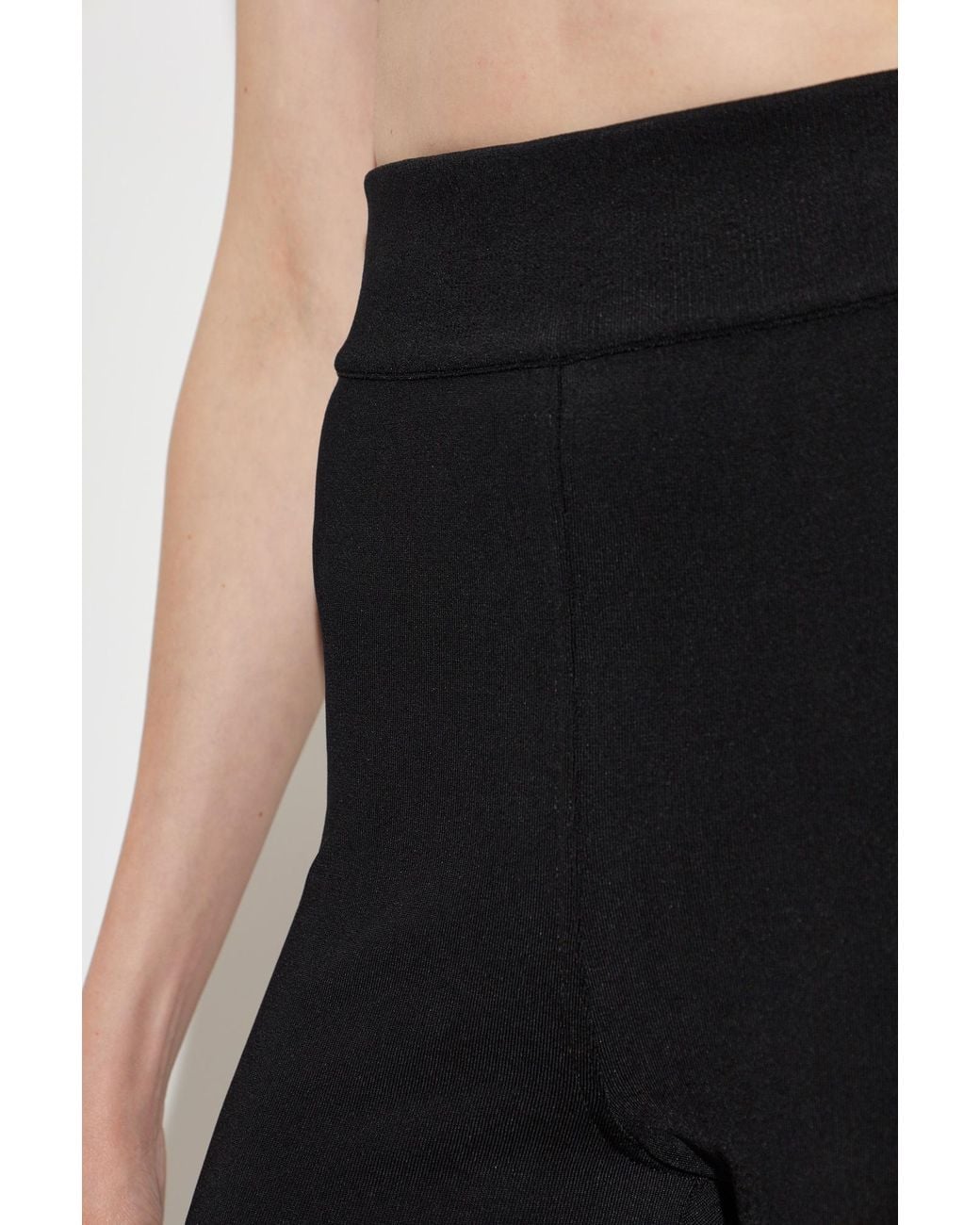 Alaïa Black Alaïa High-Waist Leggings