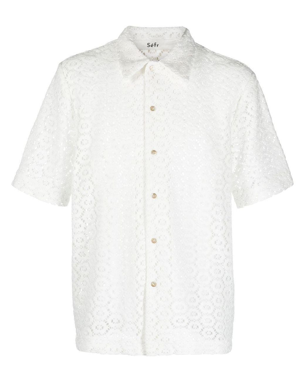 Séfr White Séfr Noam Shirt for men