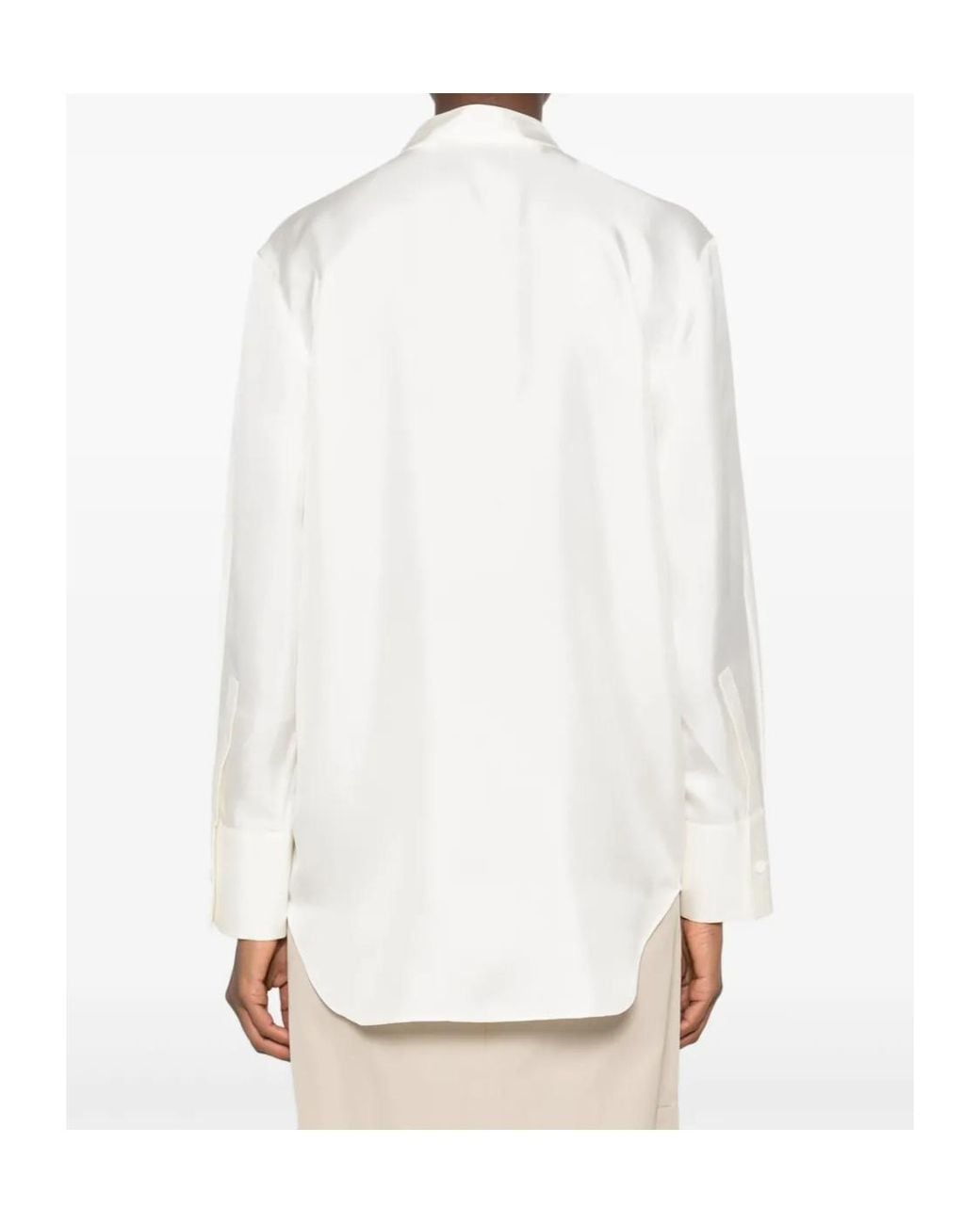 Rohe White Silk Shirt