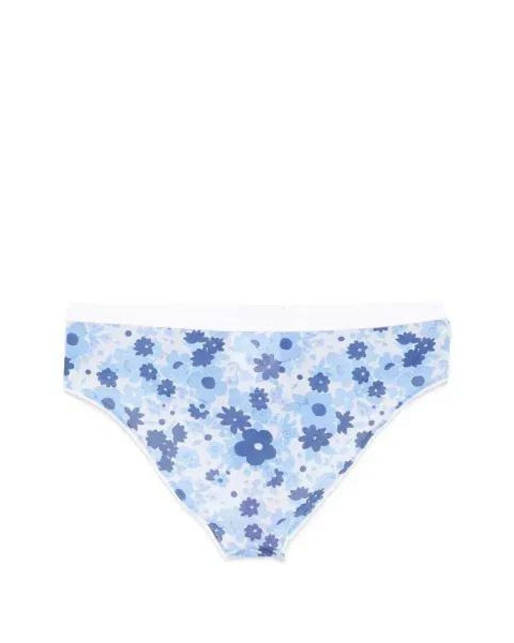 Miu Miu Blue Stretch Fabric Bikini Panties