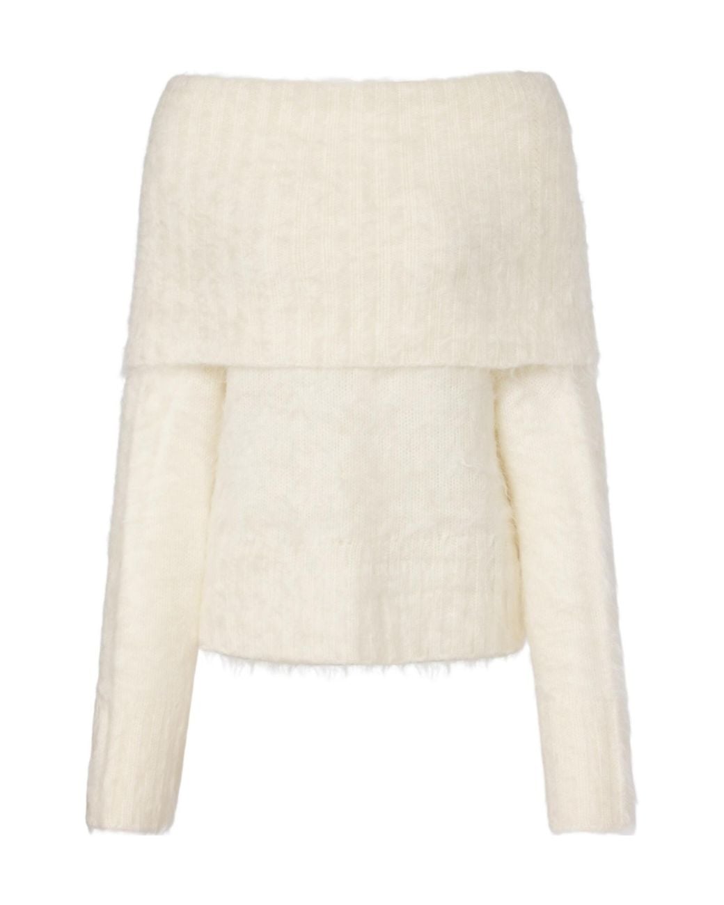 Joseph Natural Cashmere Sweater With A Shawl-Style Collar