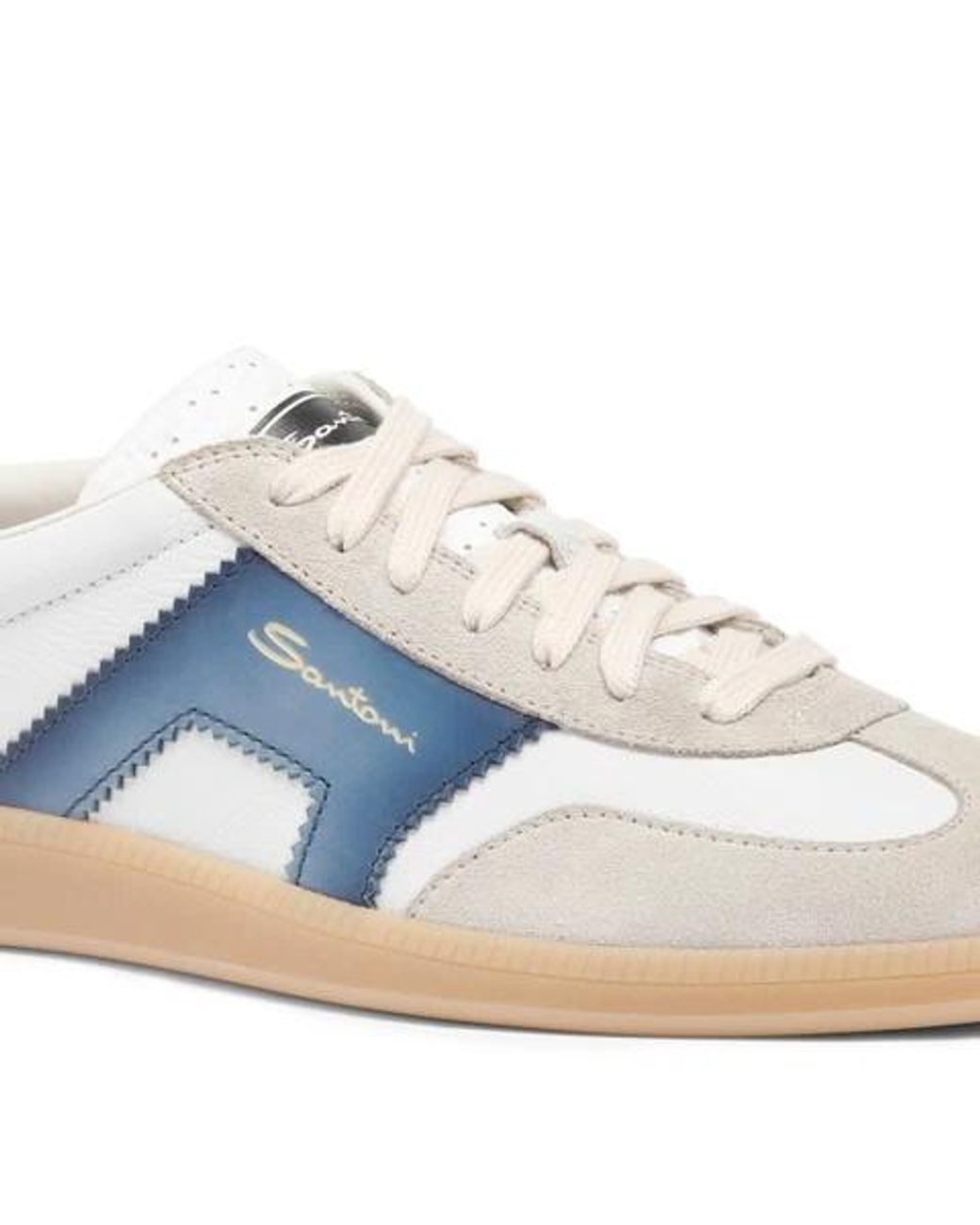 Santoni Blue Dbs Oly Sneakers for men