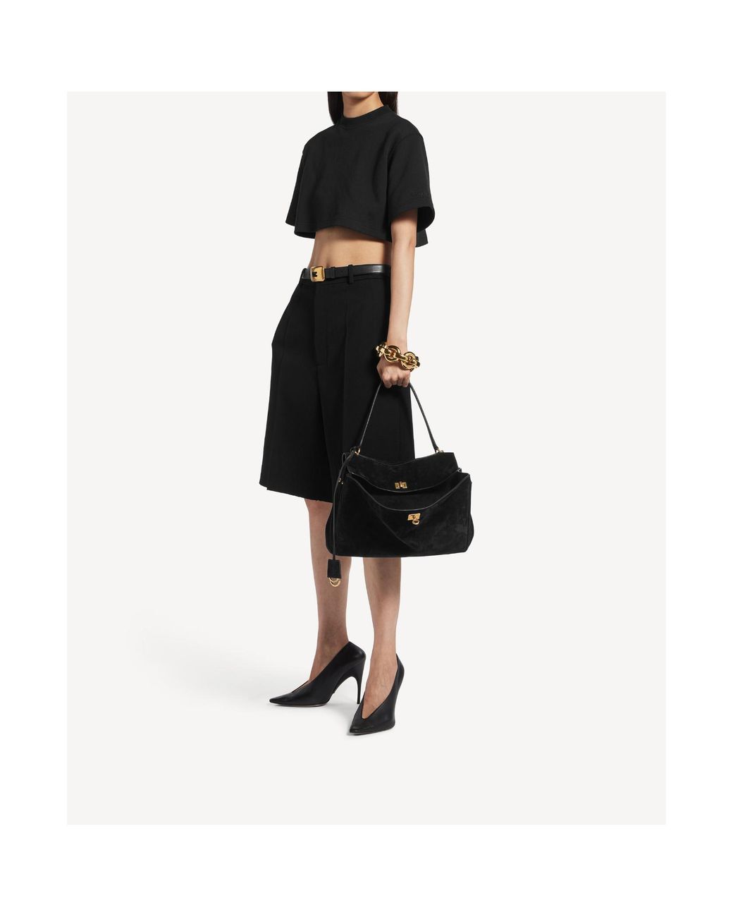 Balenciaga Black Rodeo Medium Handbag