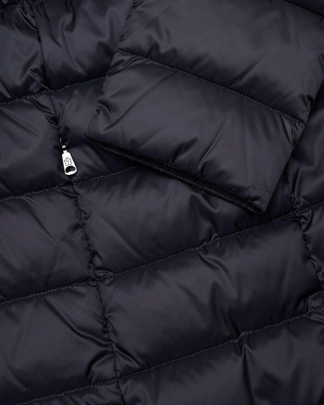 Weekend by Maxmara Blue Logo Quilted Down Jacket