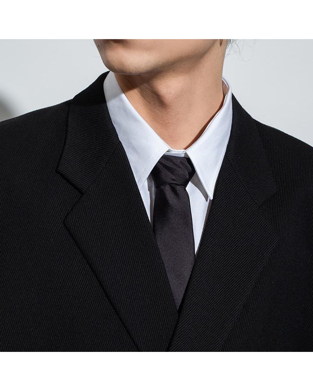 Moschino Black Logo Details Tie for men