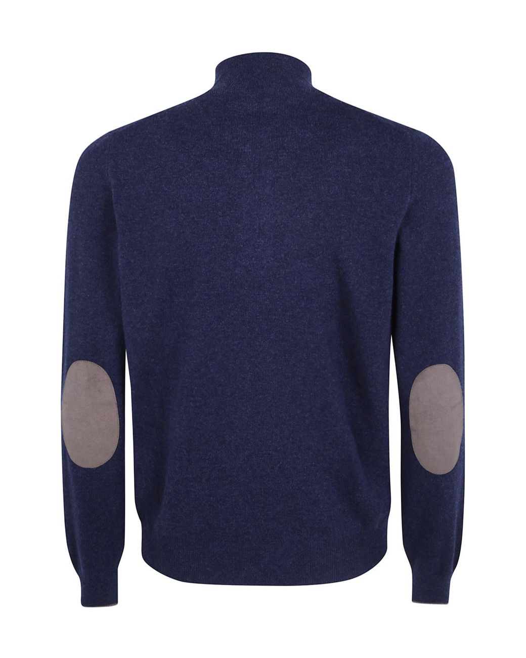Gran Sasso Blue Half-Zipped Jumper for men