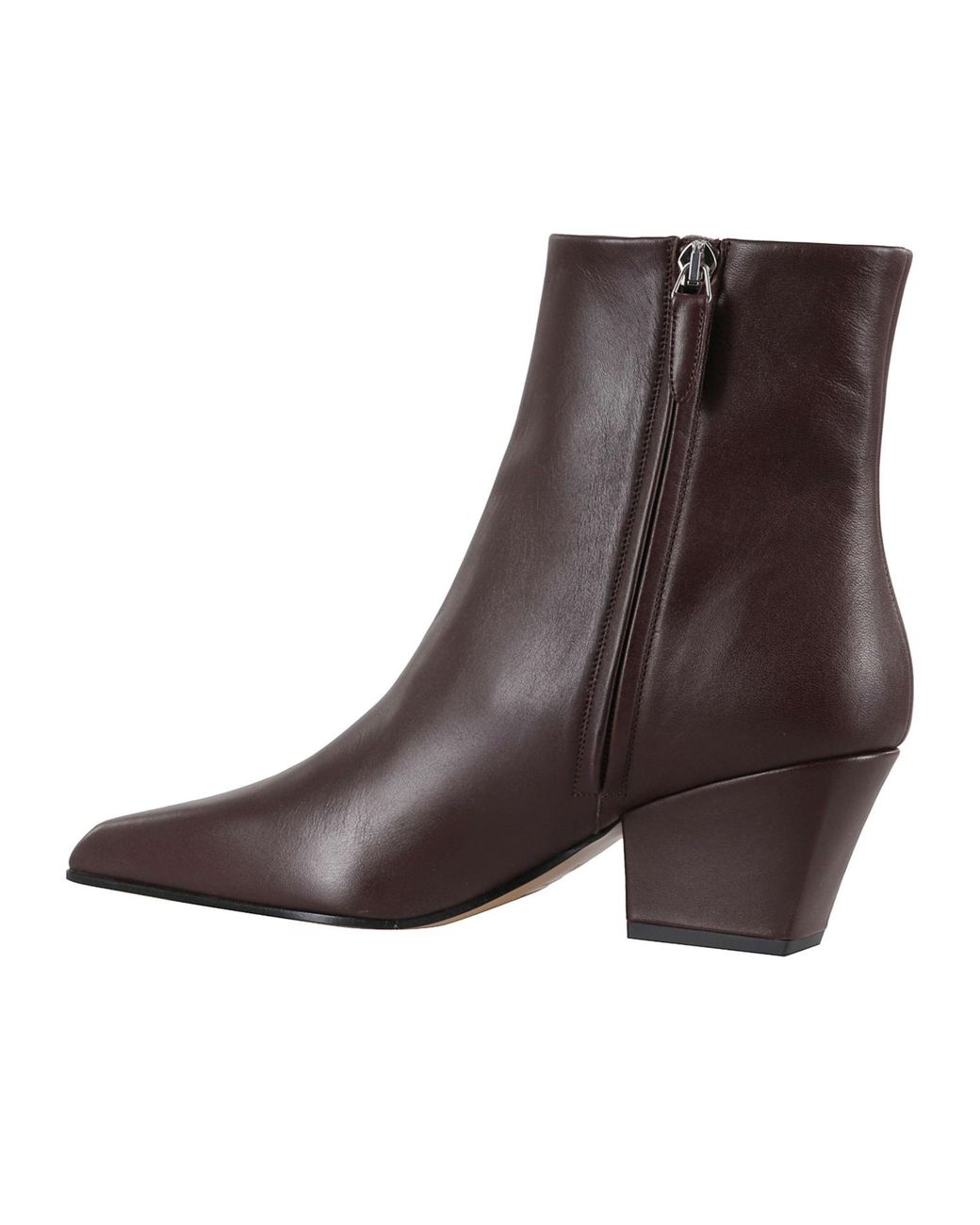 Paris Texas Brown Jane Heeled Ankle Boots