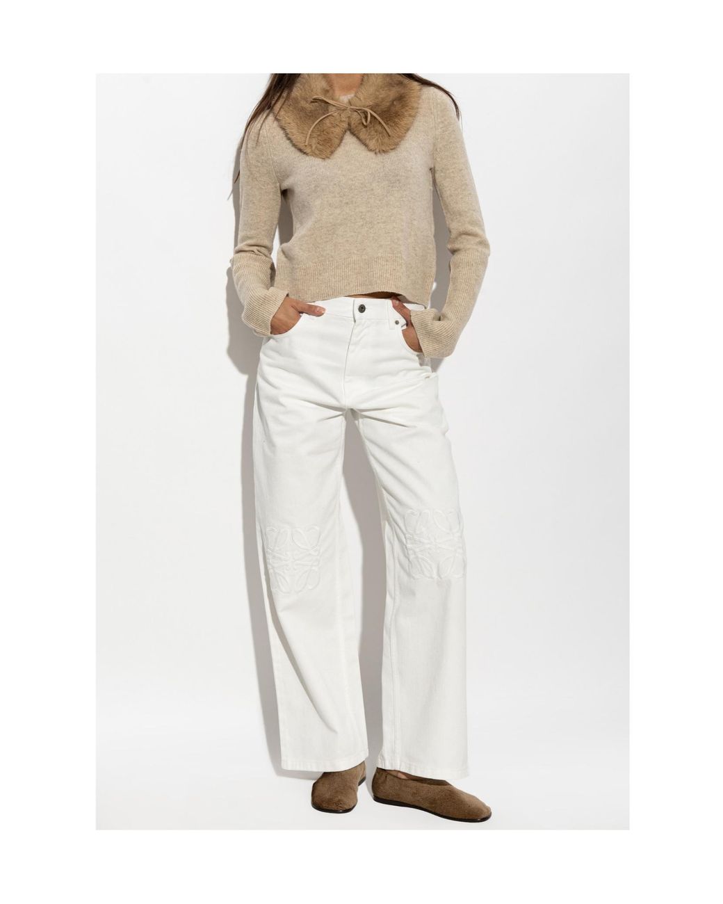 By Malene Birger Natural Hannah Ribbed Knitted Sweater