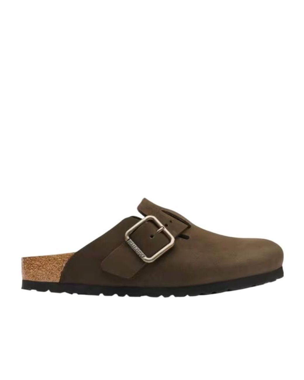 Birkenstock Brown Boston Buckled Clogs for men