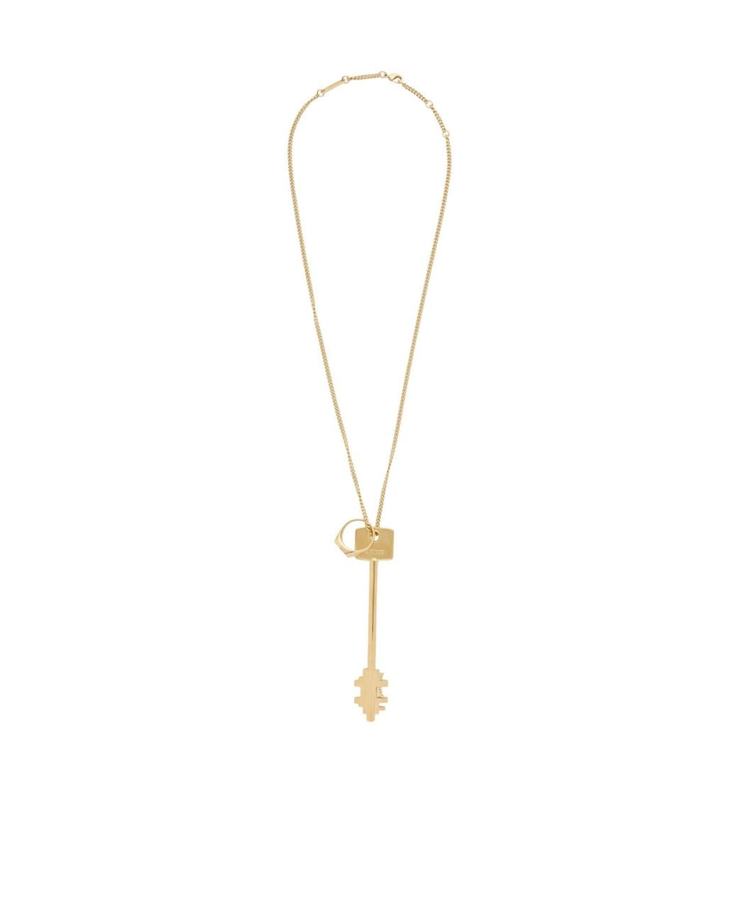 Rabanne White Rabanne Key Pendant Necklace