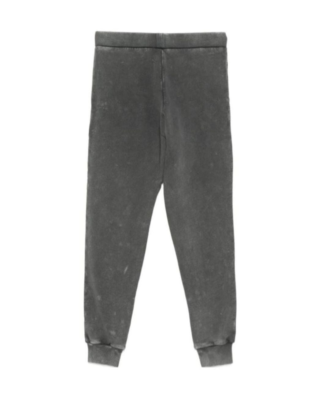 Marni Gray Acid-Wash Logo-Print Track Pants
