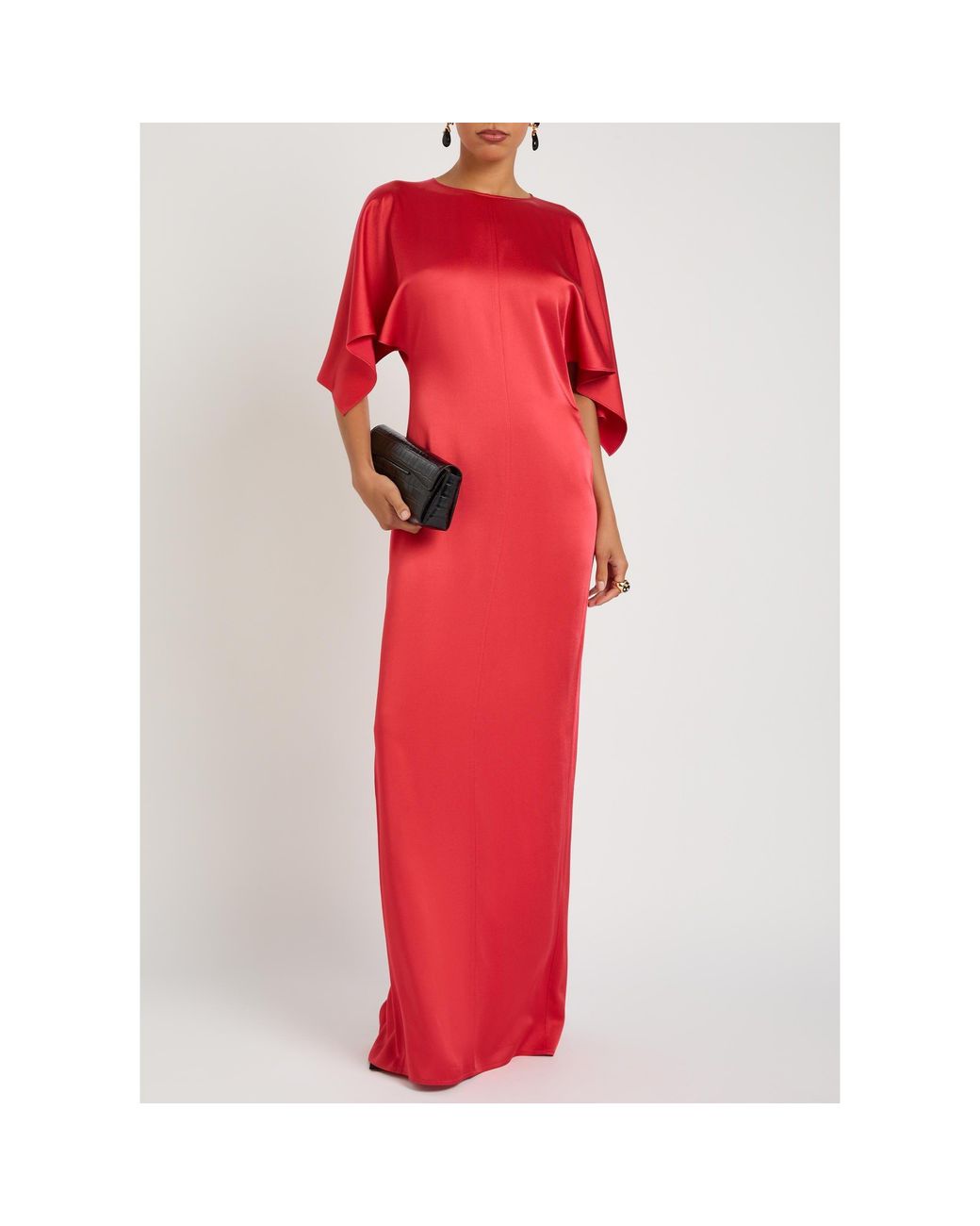 Stella McCartney Red Crew Neck Dress
