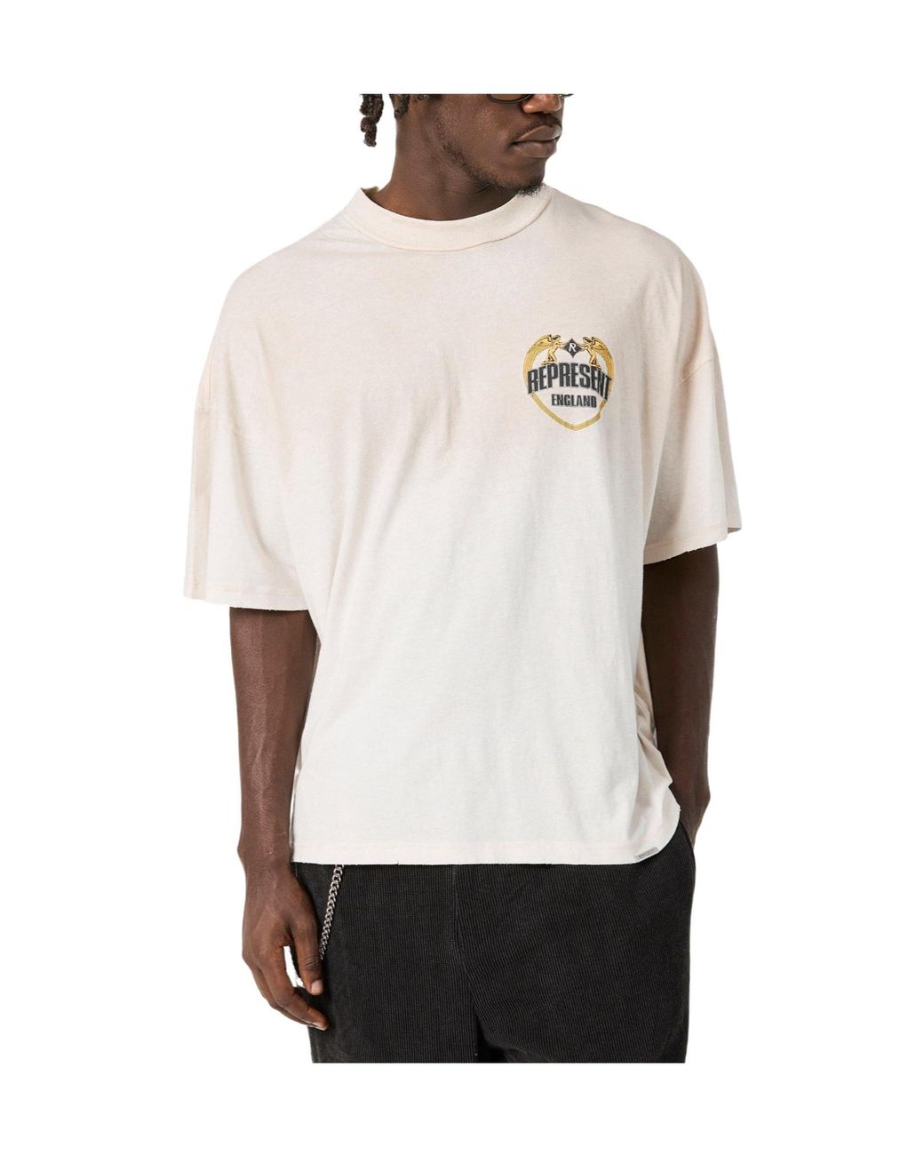 Represent White Shortsleeve Tshirt for men
