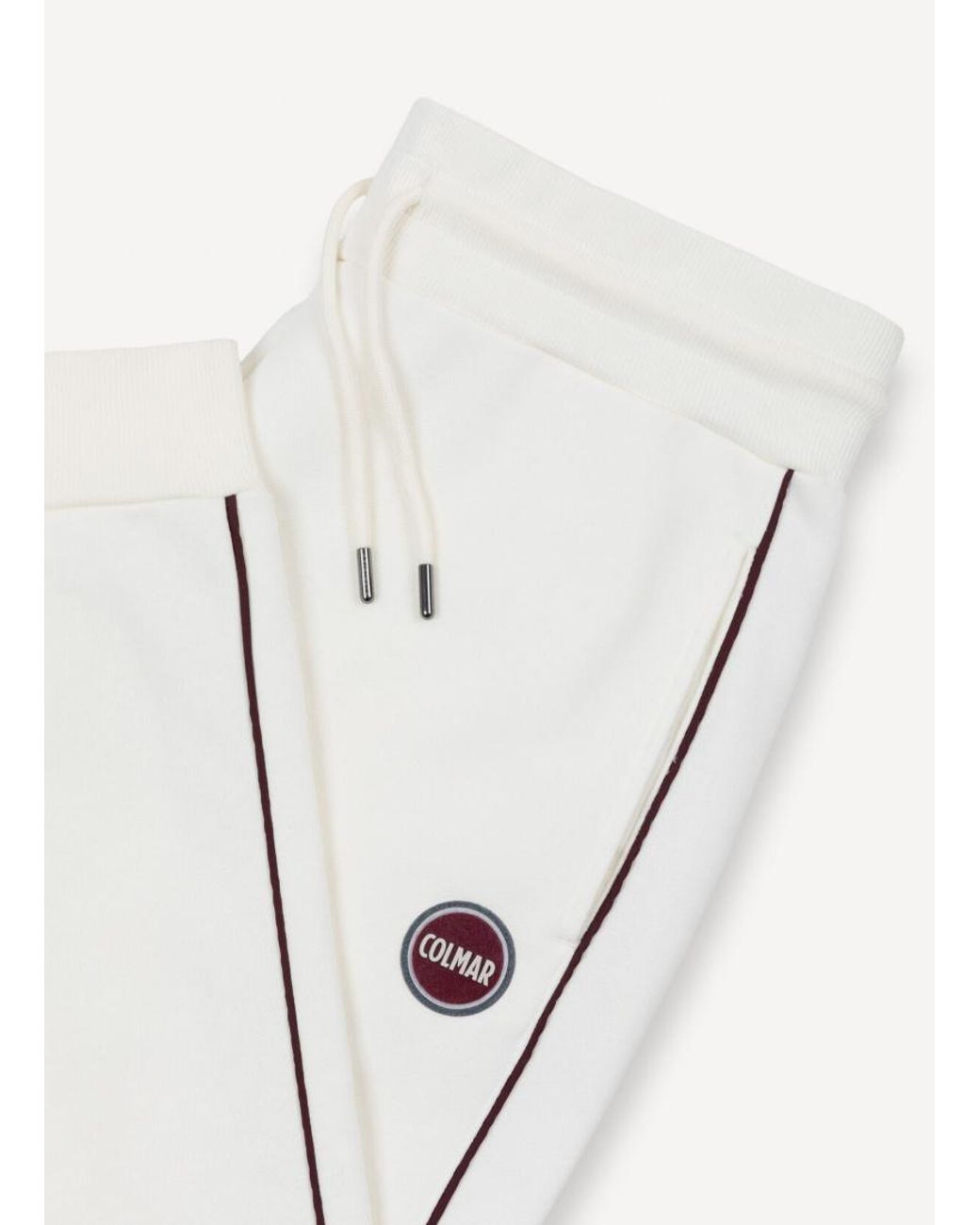 Colmar White Heritage Tracksuit Bottoms for men