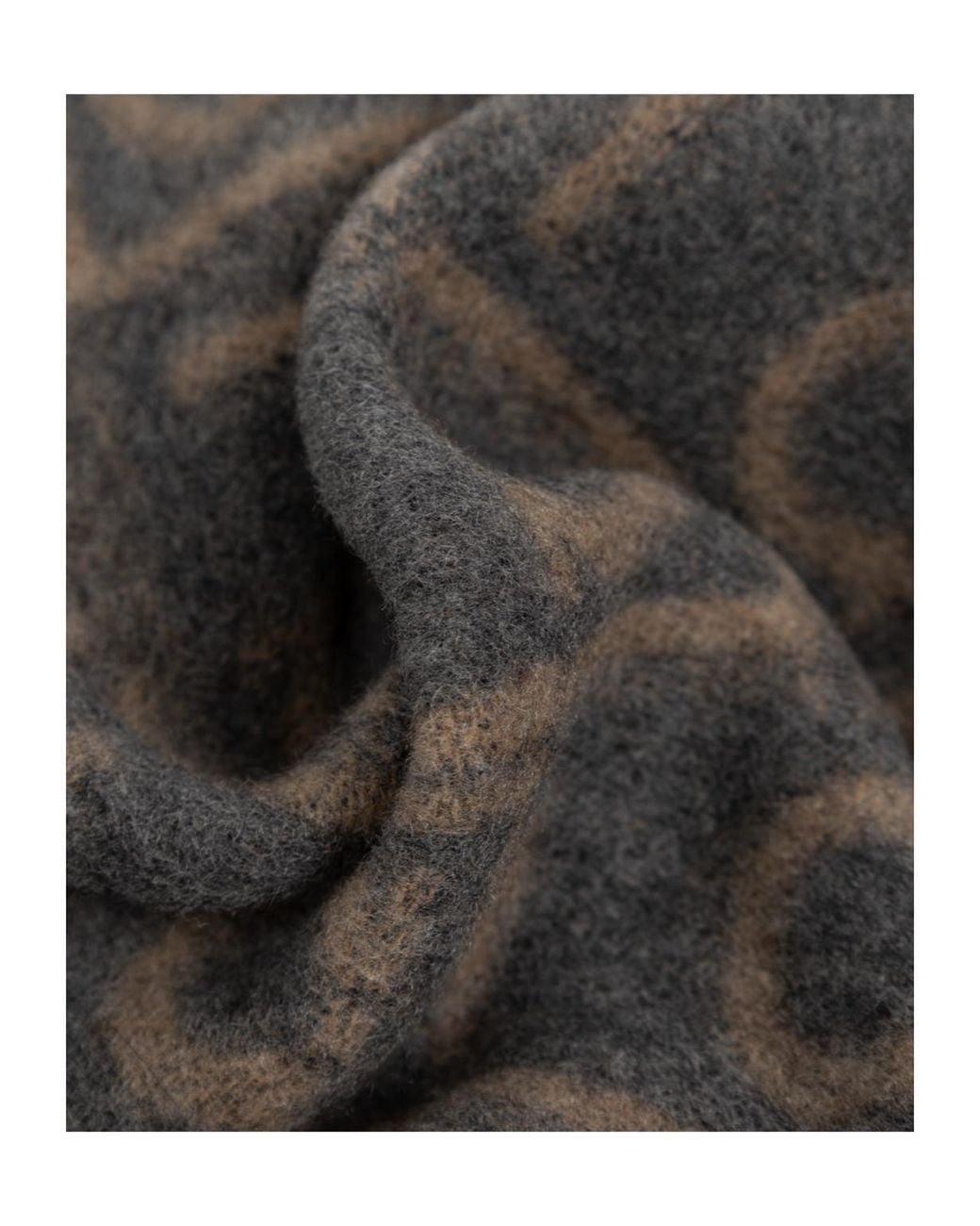 Ferragamo Gray Ferragamo Monogram Jacquard Scarf for men