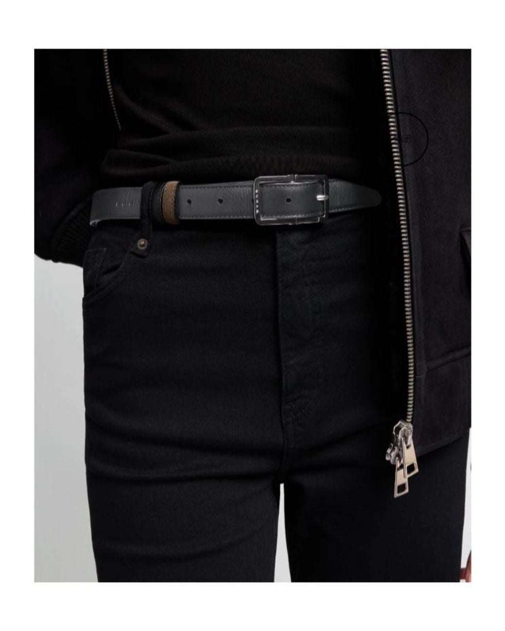 Hogan White Buckle-Fastening Belt