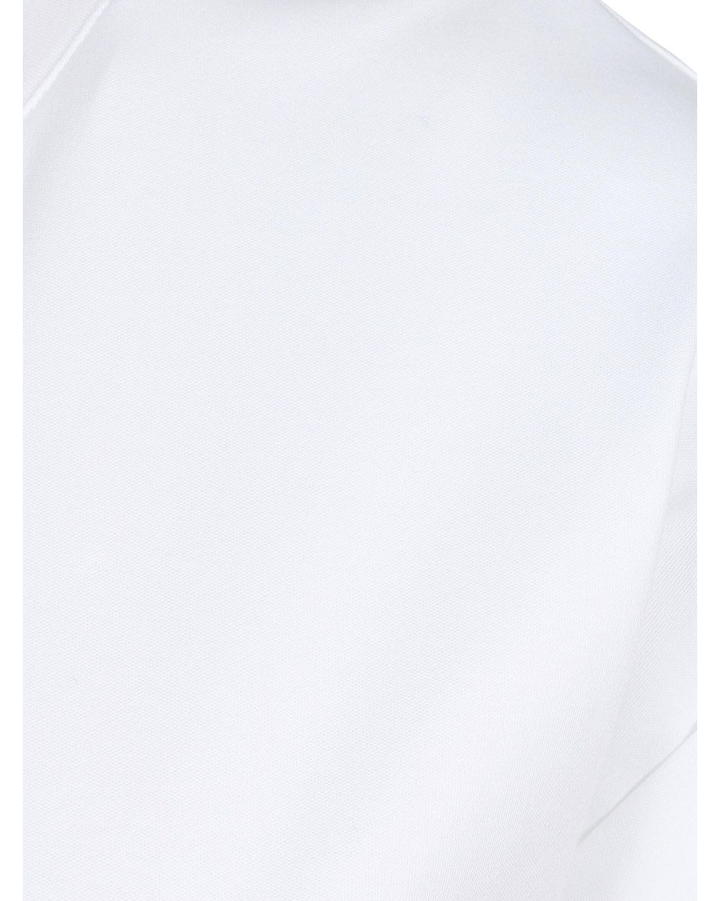 Eleventy White Contrast Trim T-Shirt