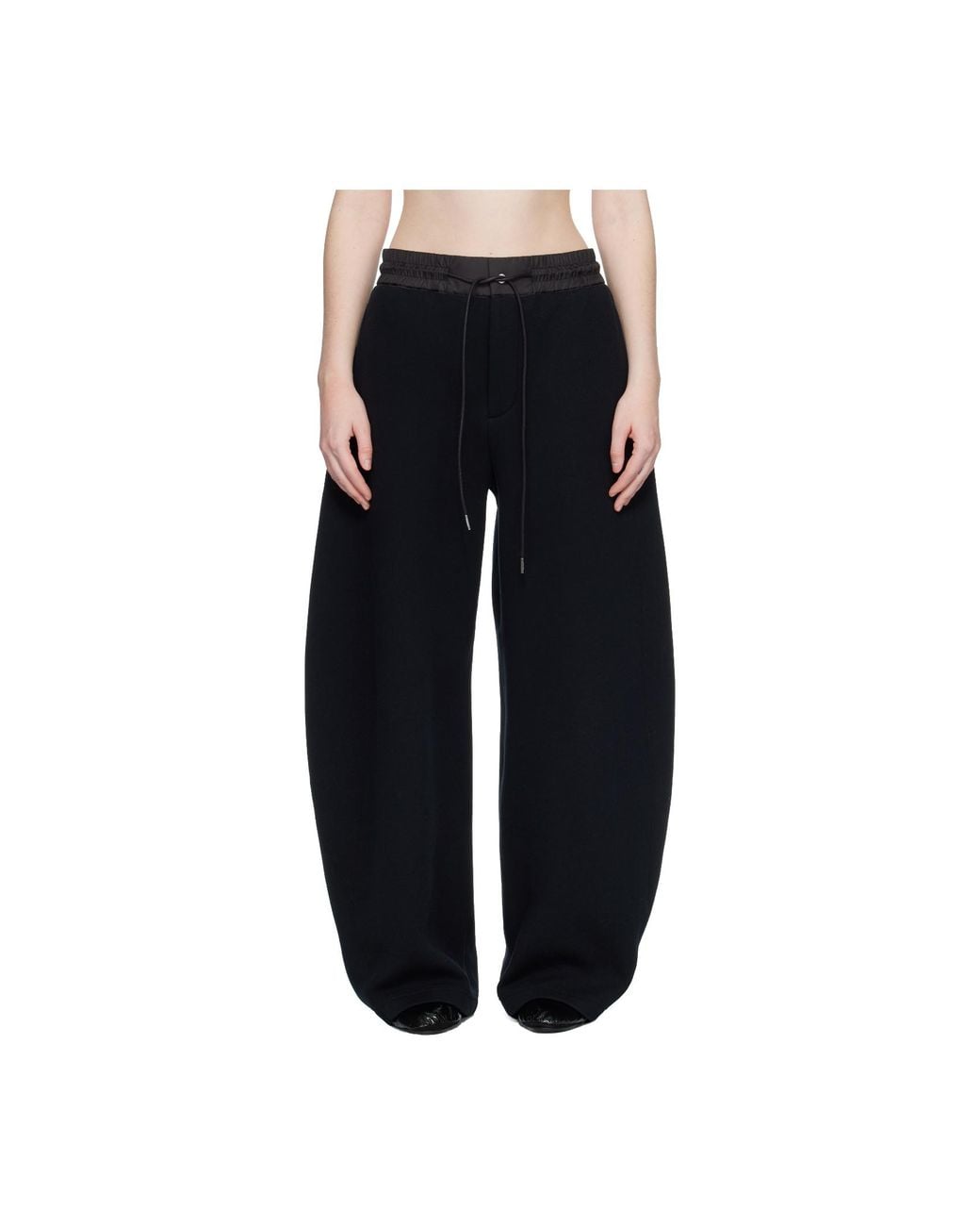 Sacai Blue Drawstring Sponge Track Pants