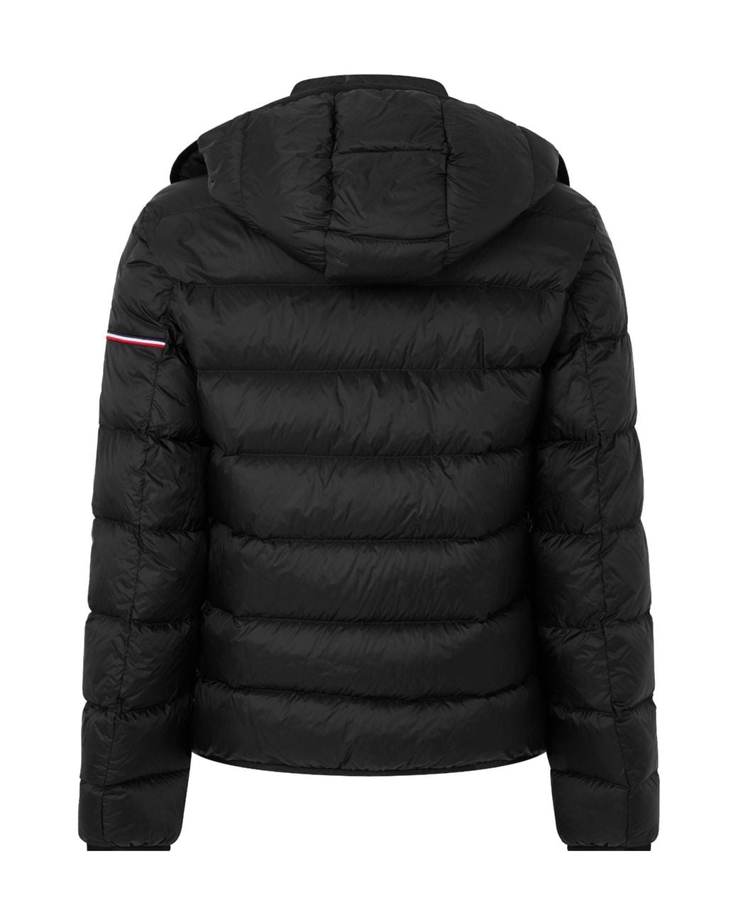 Moncler Black Simple Cotton-Padded Jacket for men