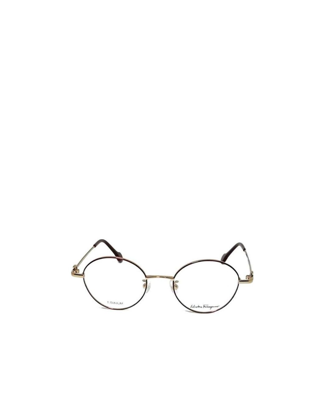 Ferragamo White Logo Flat Mirror