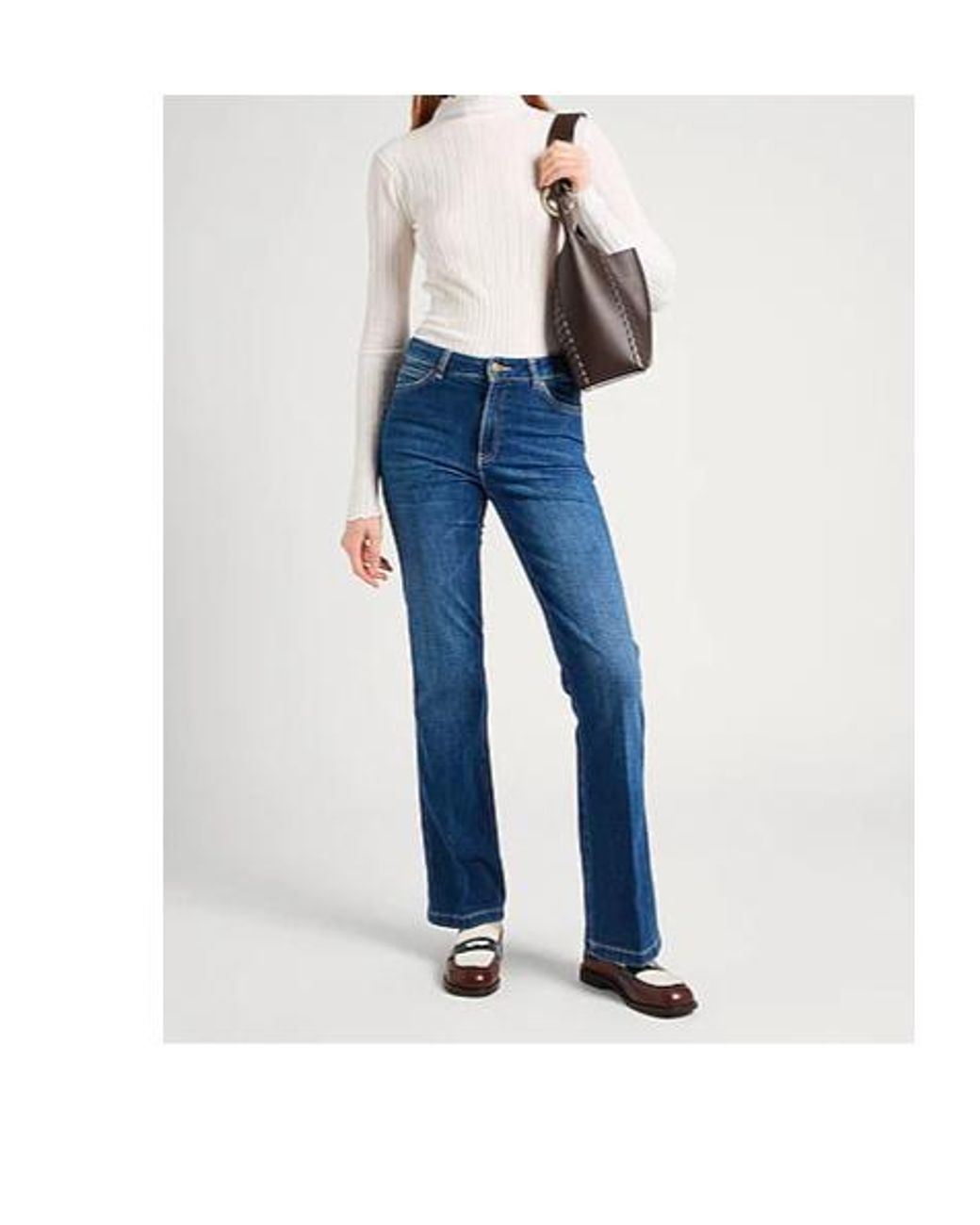 MAX&Co. Blue Straight-Leg Jeans