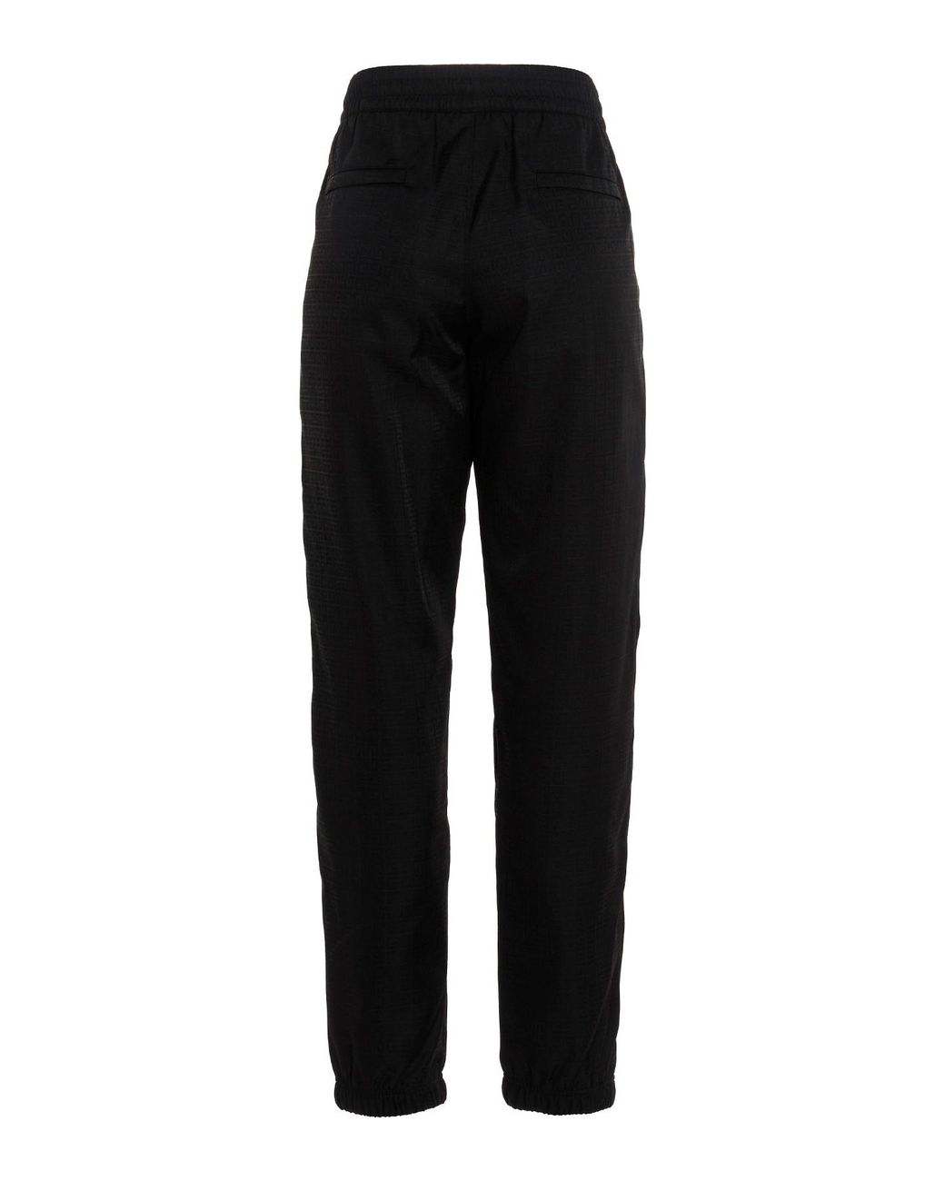 Givenchy Black 4G Jacquard Cropped Jogging Pants