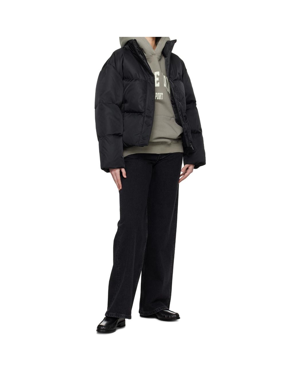 Anine Bing Black Dorian Puffer Jacket